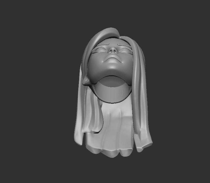 Haze head - Headsculpt for Action figures 3D print model 3D print model_6