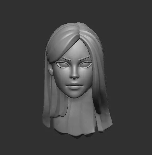 Haze head - Headsculpt for Action figures 3D print model 3D print model_0