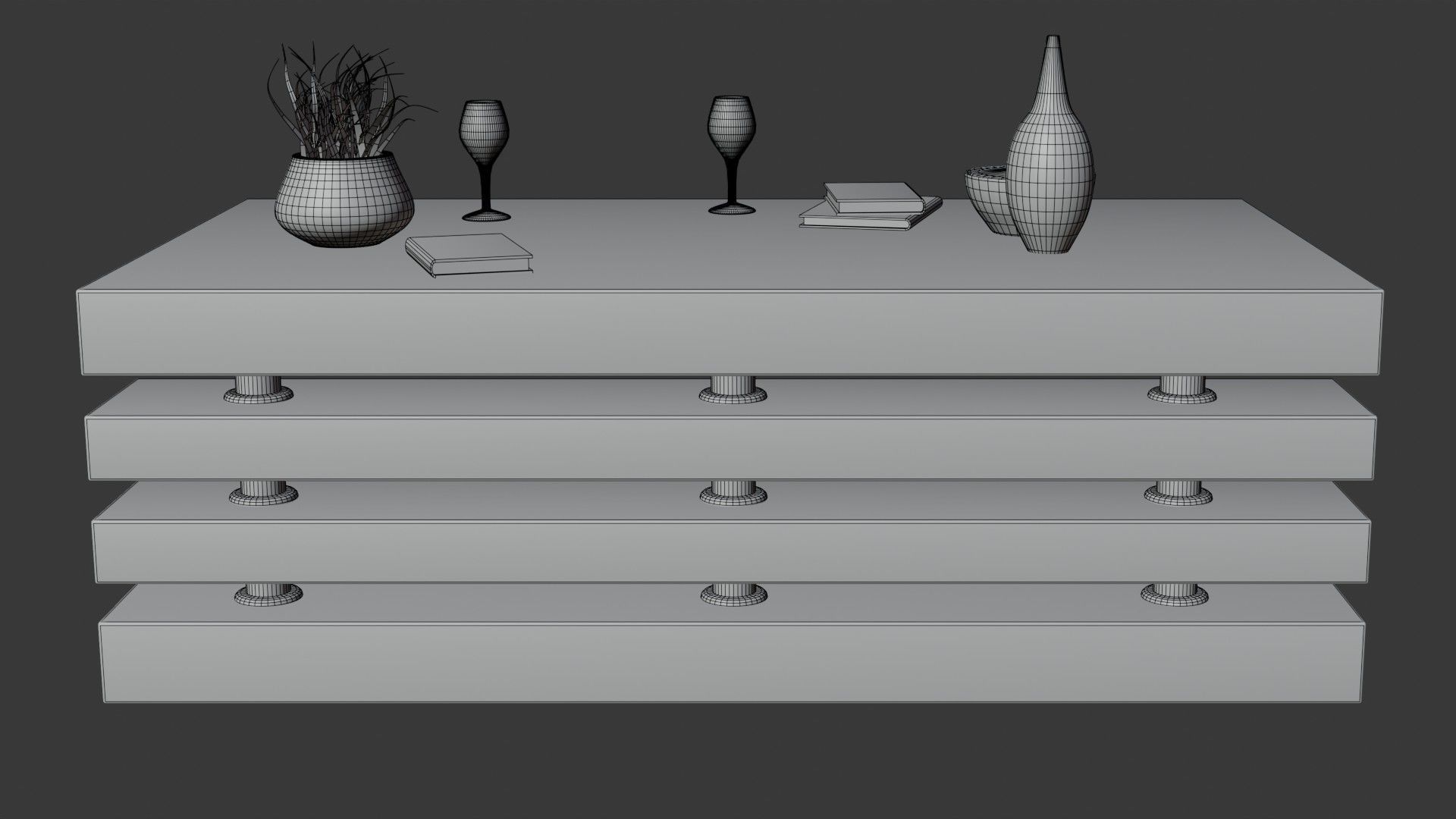 Coffee or Side Table PART21 3D model_10