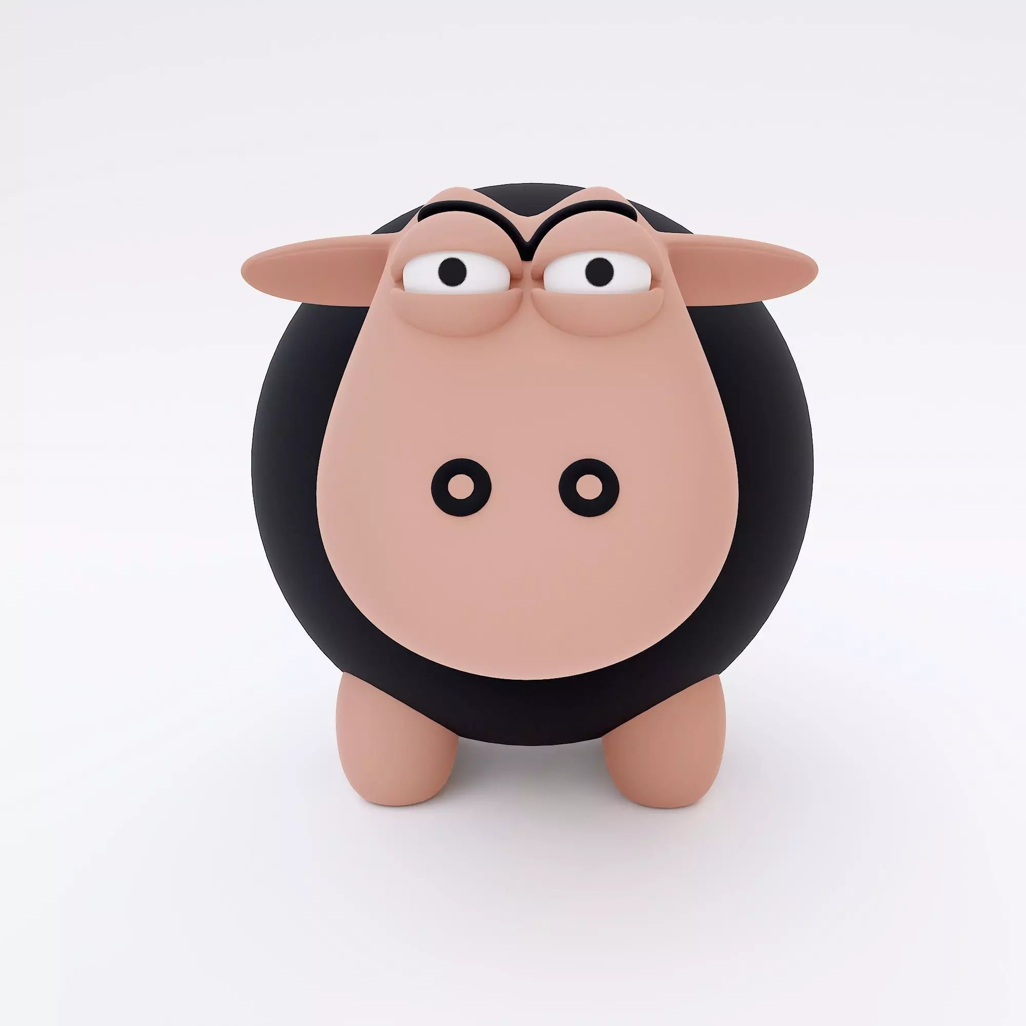 Sheep cartoon 3dmodel 3D model