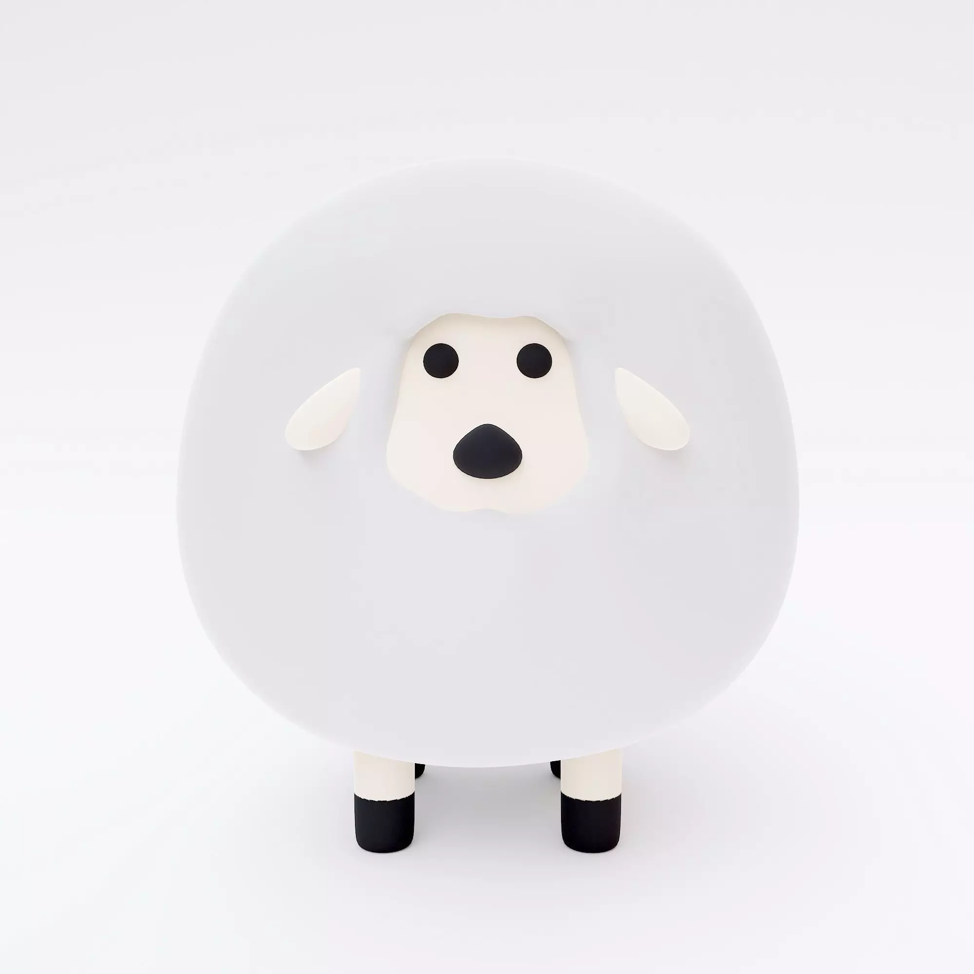 Sheep toon 3dmodel  3D model_0
