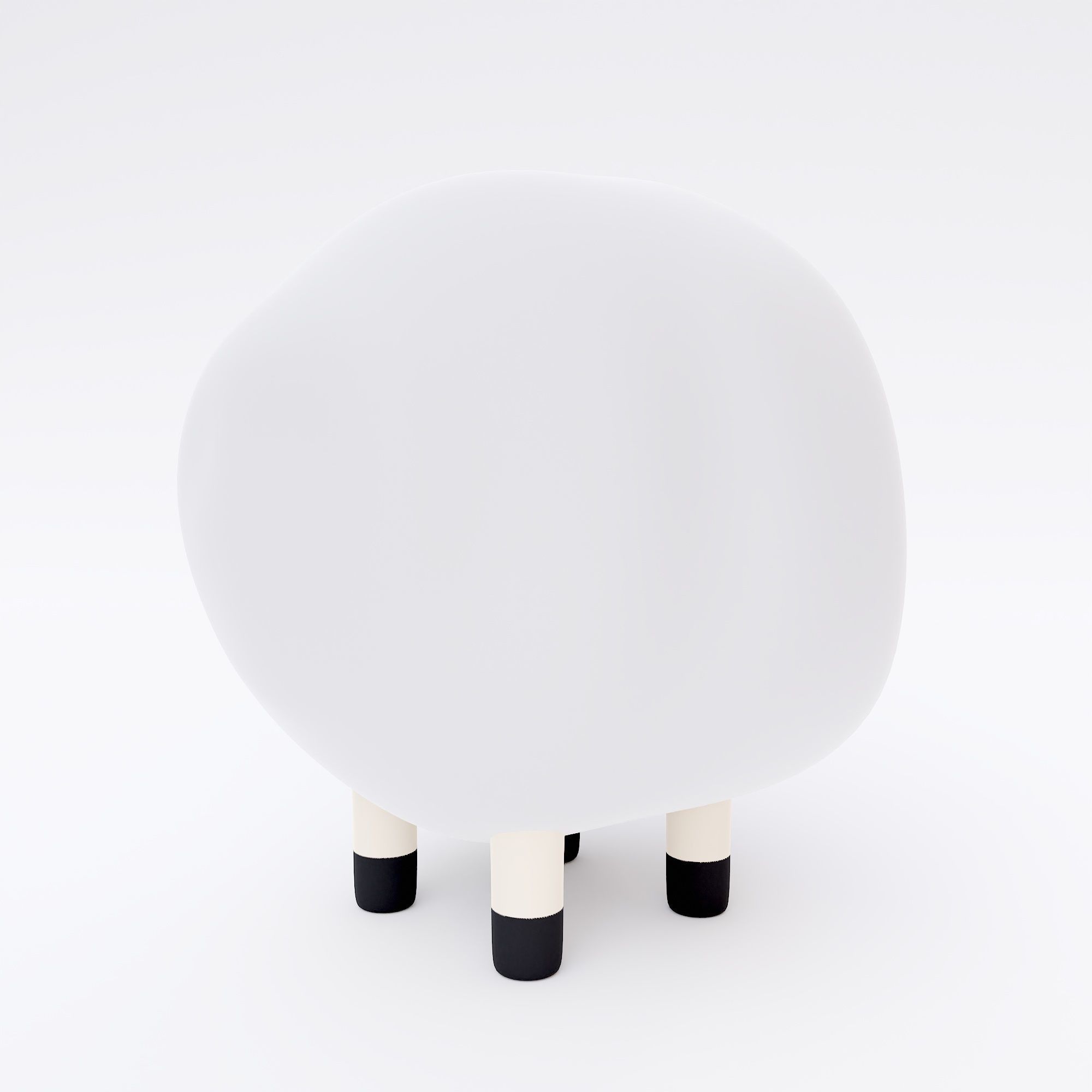 Sheep toon 3dmodel  3D model_4