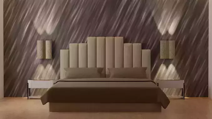 Bed 03 3D model
