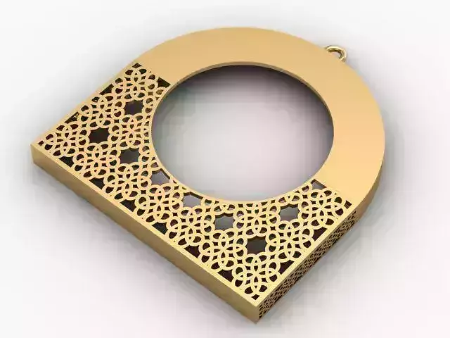 Curvy Set gold with pattern