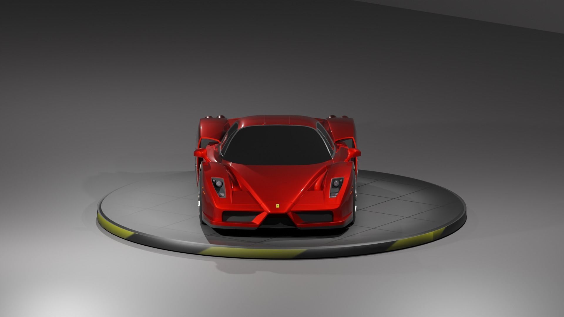 Toon Ferrari Enzo 3D print model_6