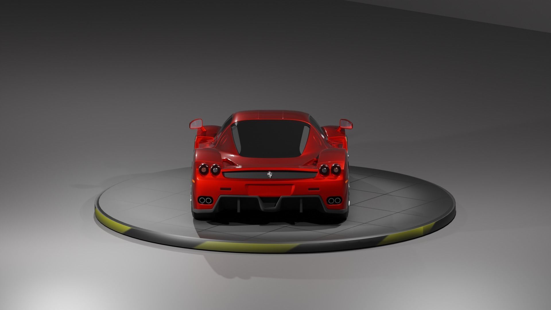 Toon Ferrari Enzo 3D print model_5
