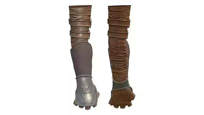 Fingerless Warrior Gloves With Arm Shield