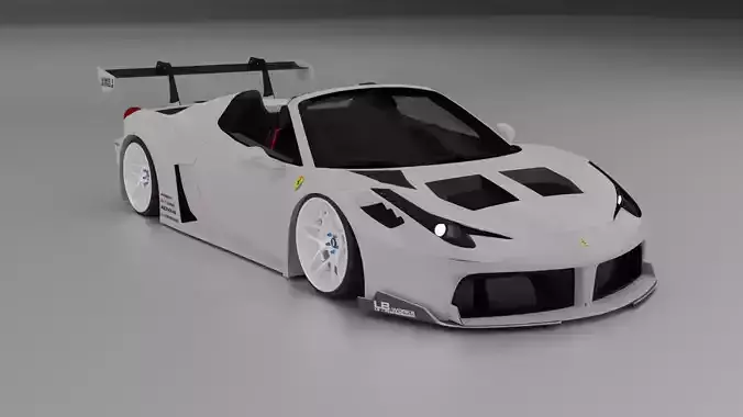 ハルピー　Liberty Walk Ferrari 458 ミニカー s-l400.jpg