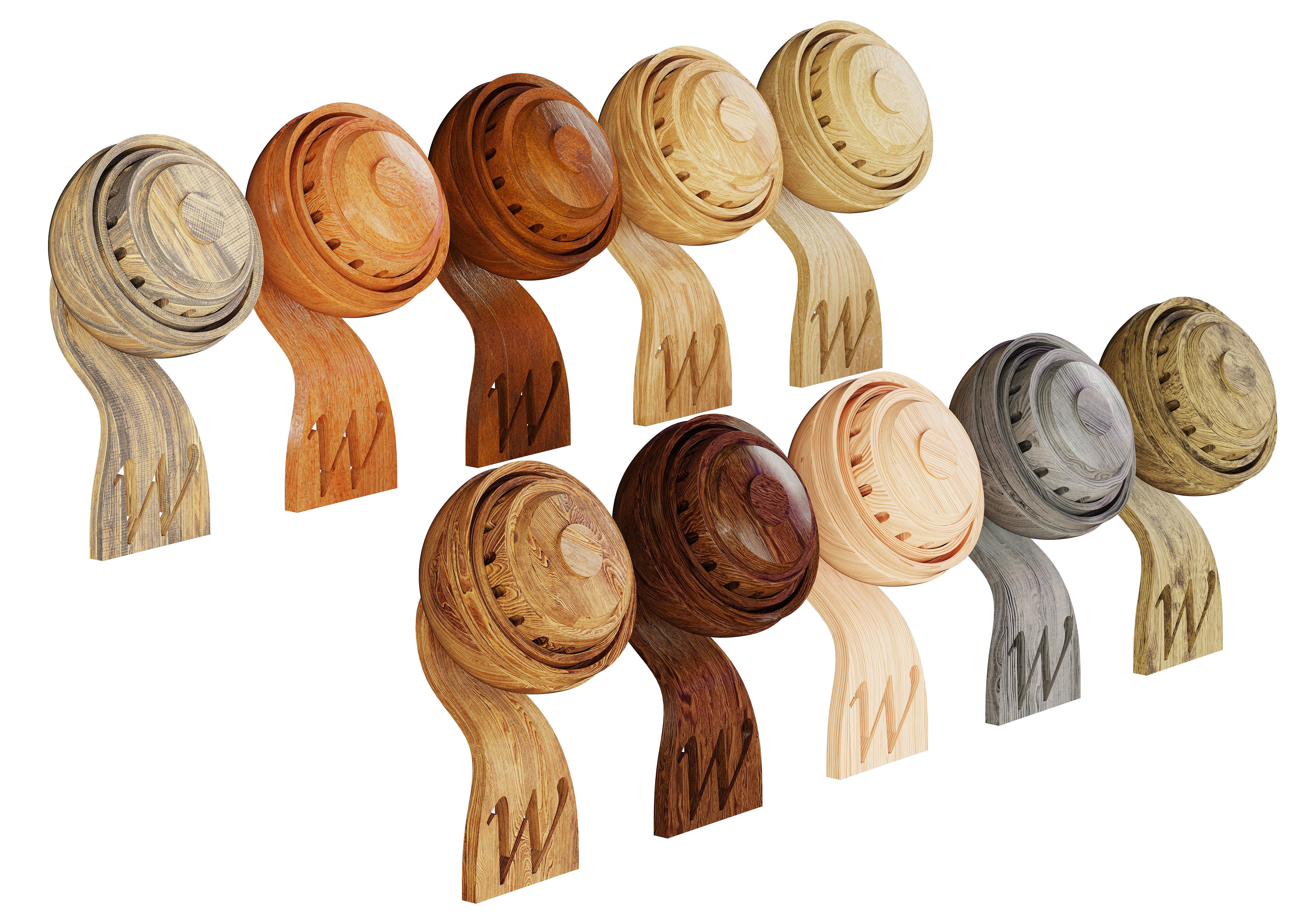 10 wood PBR materials sbs included Texture_4