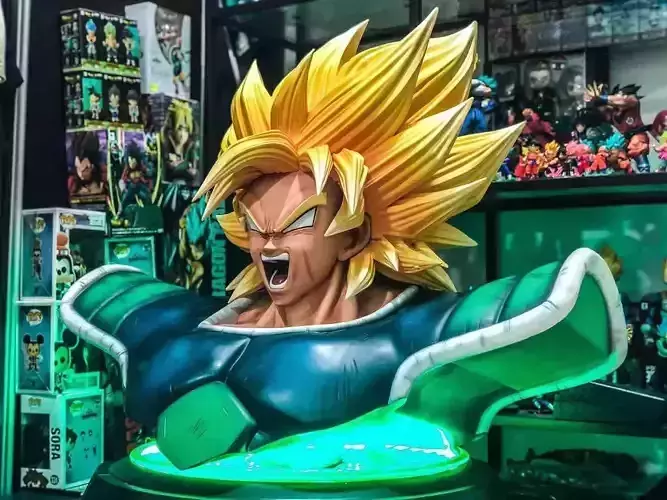 Broly Bust 3D print model