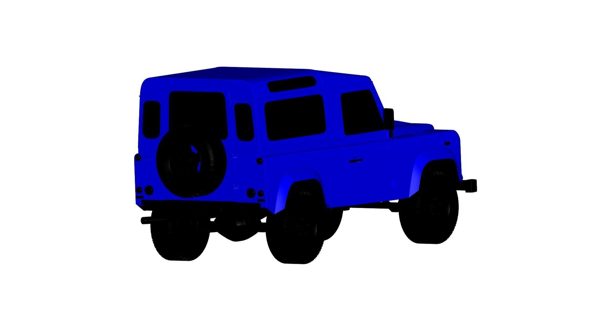 Land Rover Station 2010 3D model_1