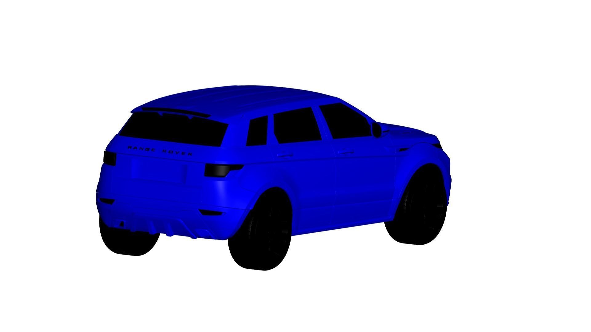 Land Rover Evoque  3D model_1