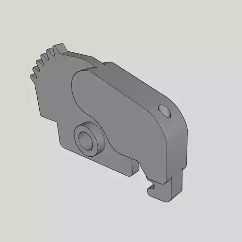 SAITEK Pedal spring cliper 3D print model