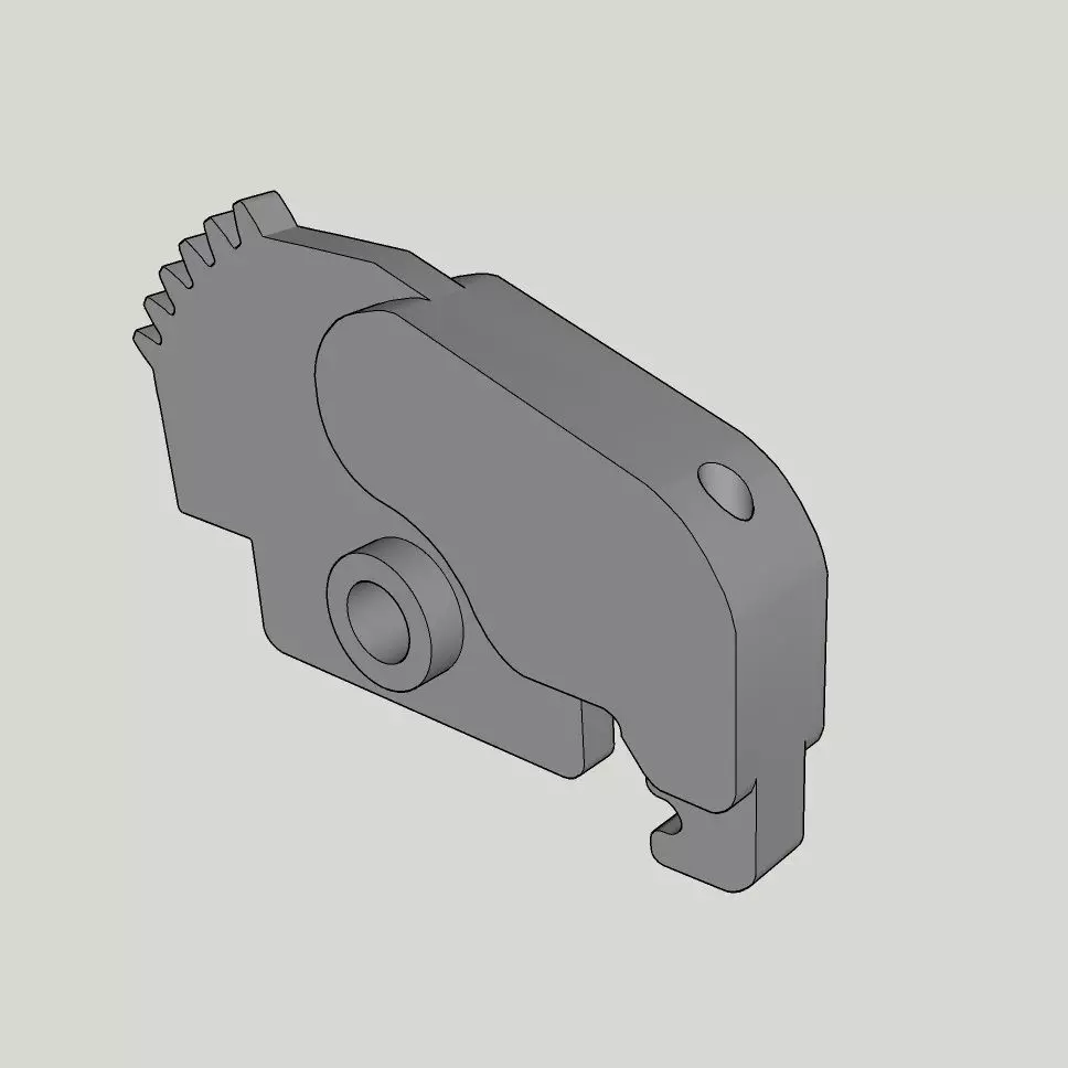 SAITEK Pedal spring cliper 3D print model