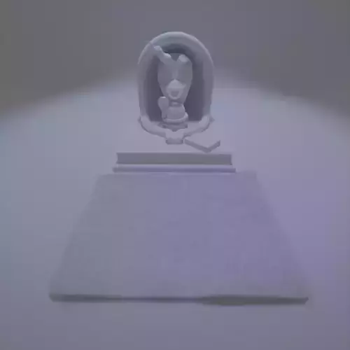 Shiva Shrine India God Hindu 3D model