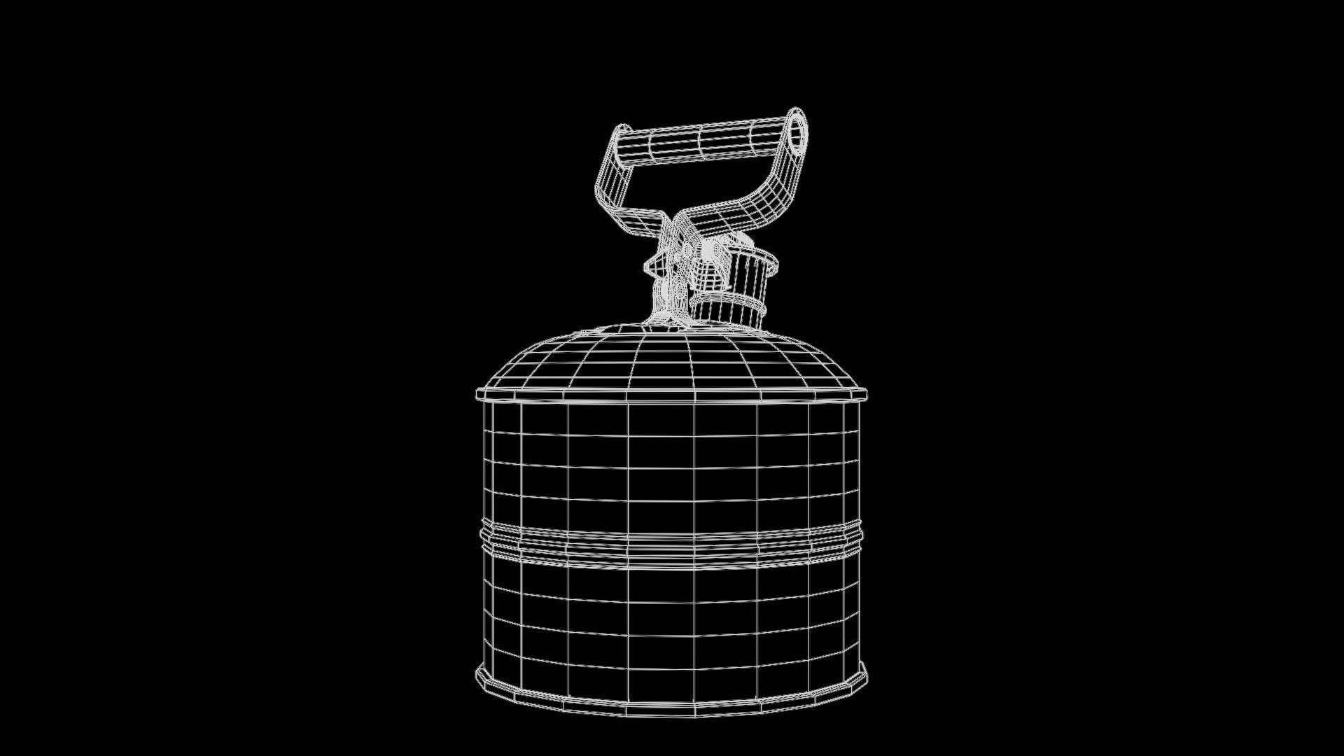 Gas Can Low-poly 3D model_47