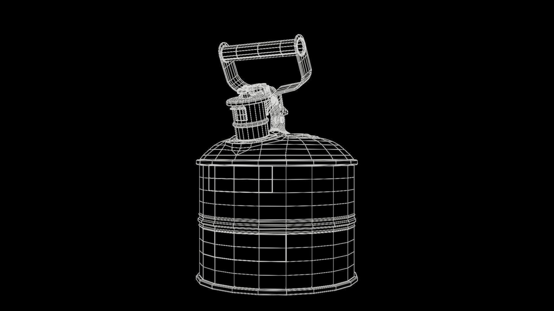 Gas Can Low-poly 3D model_37