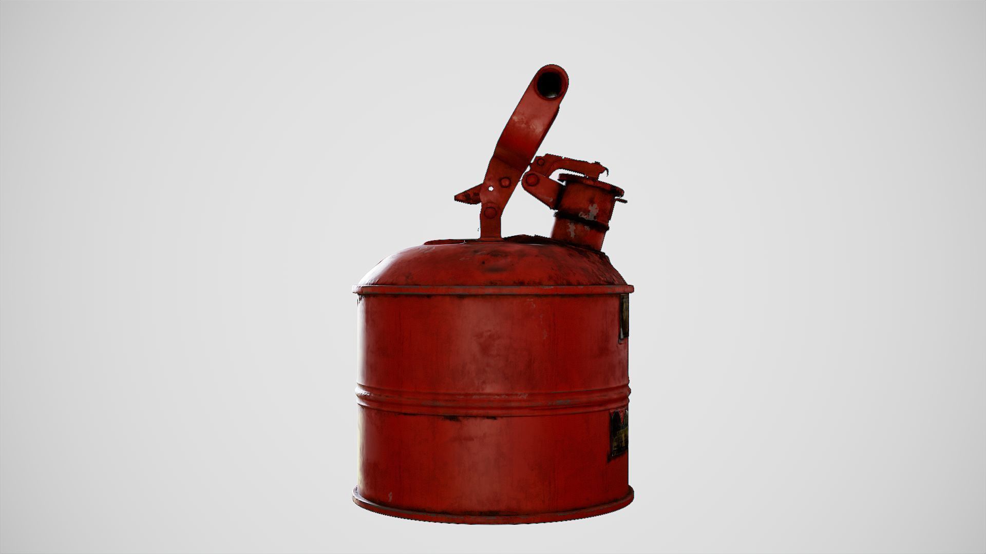 Gas Can Low-poly 3D model_21
