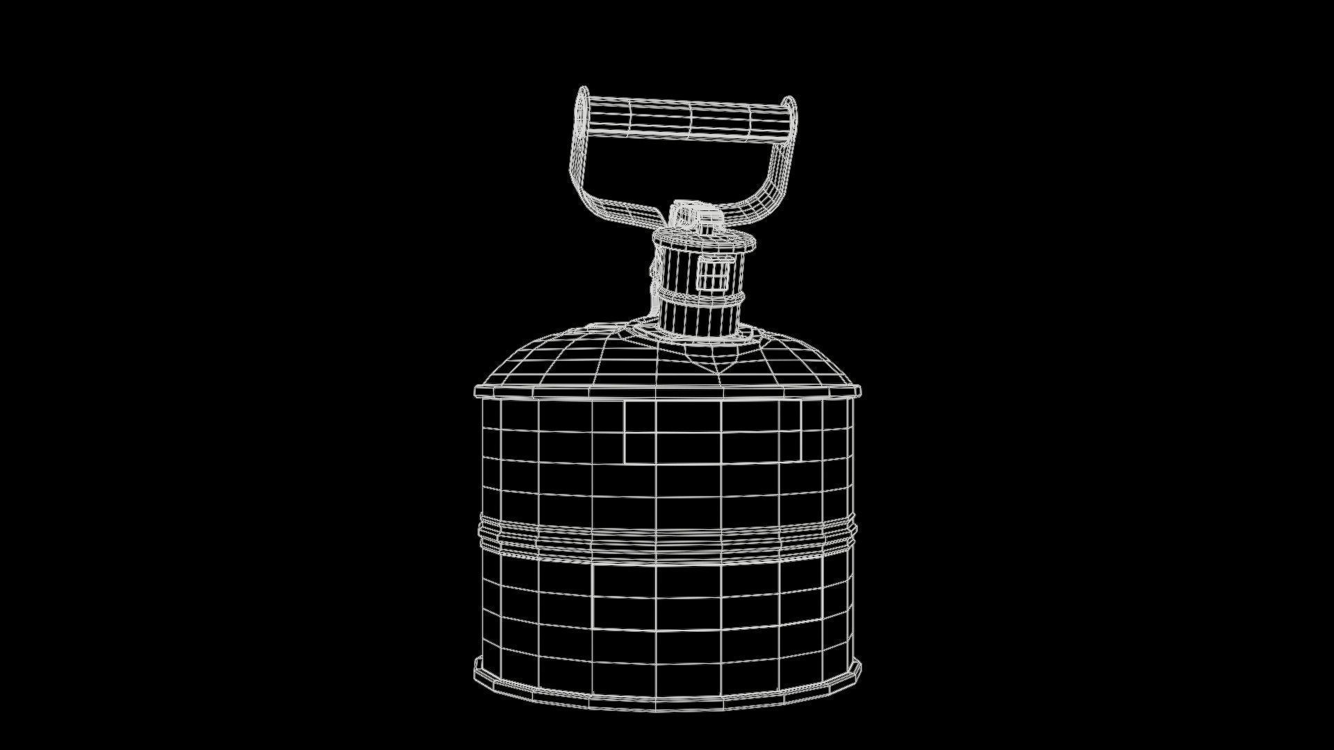 Gas Can Low-poly 3D model_38