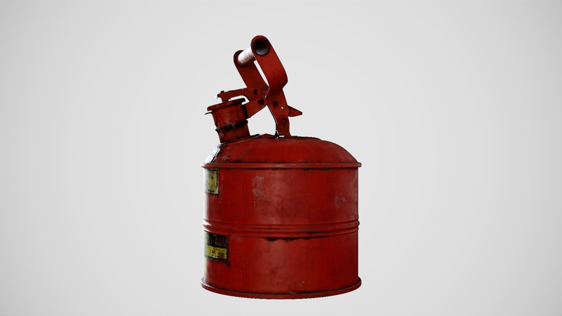 Gas Can Low-poly 3D model_10