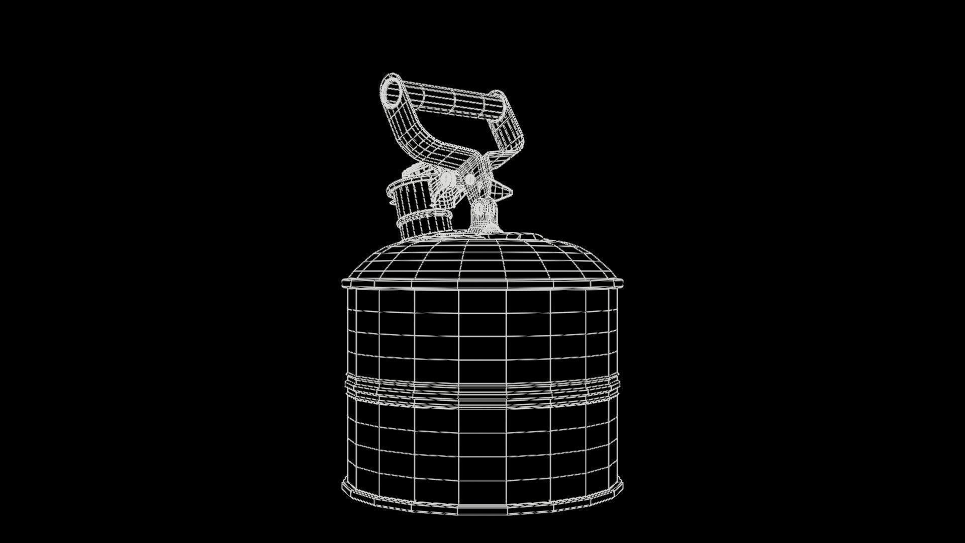 Gas Can Low-poly 3D model_57