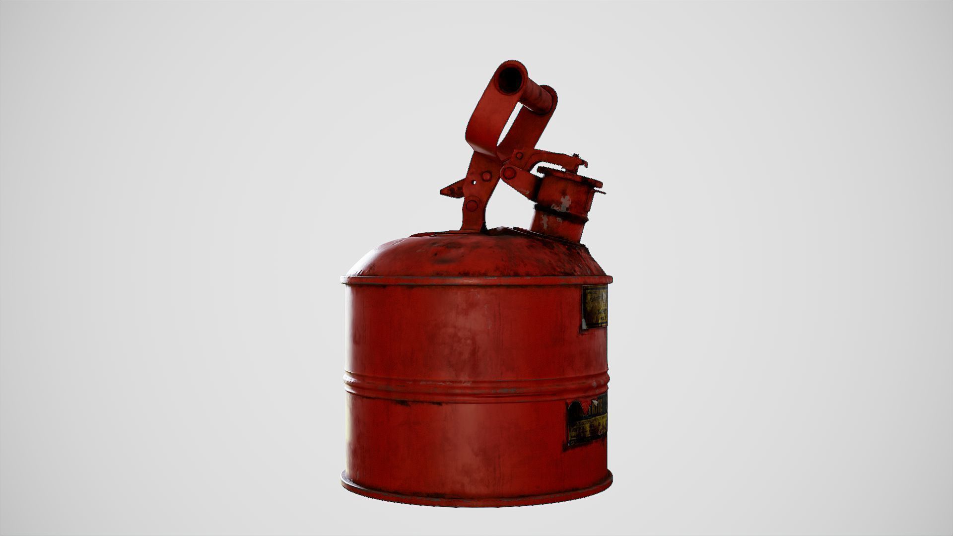 Gas Can Low-poly 3D model_20