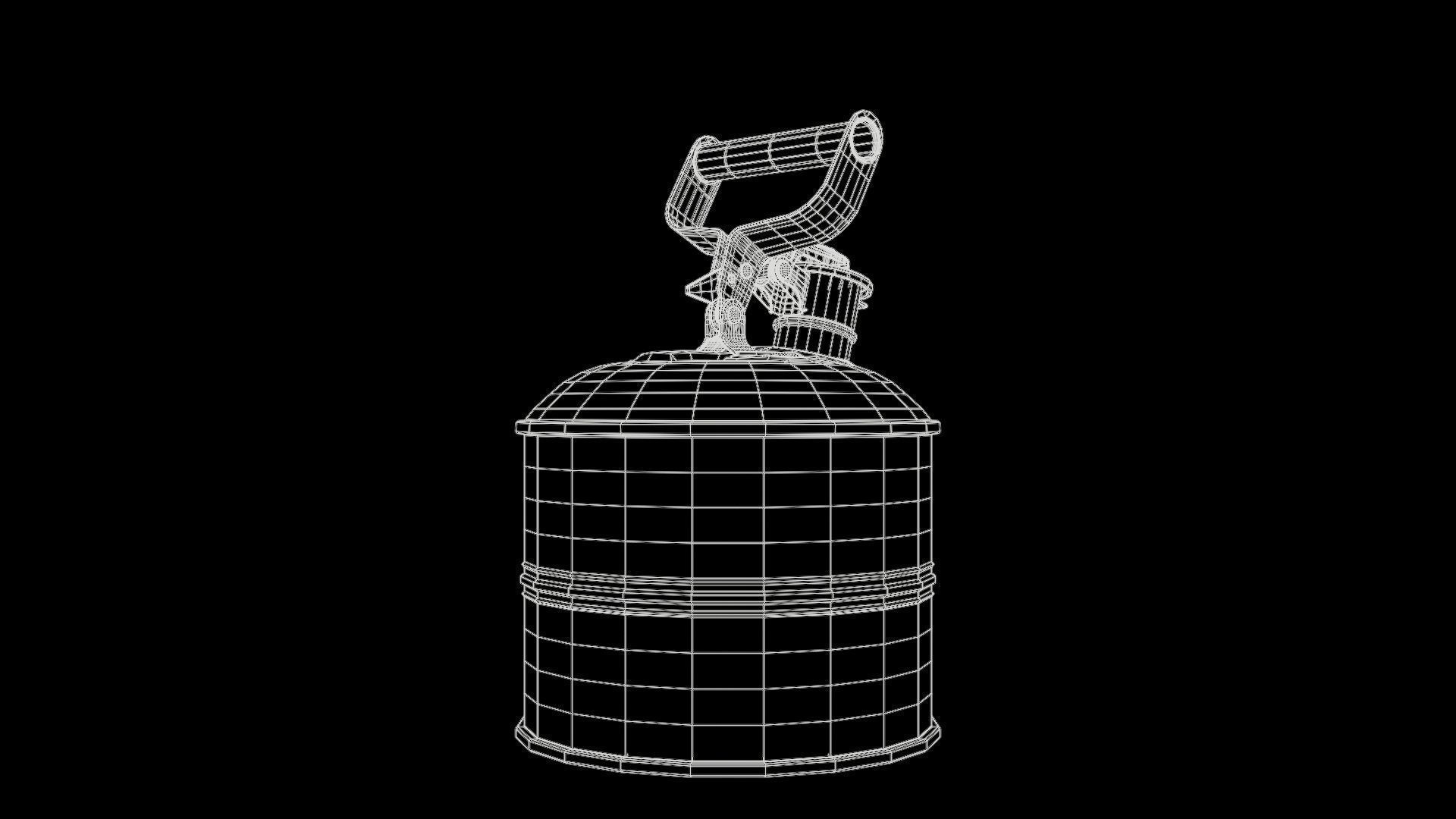 Gas Can Low-poly 3D model_45