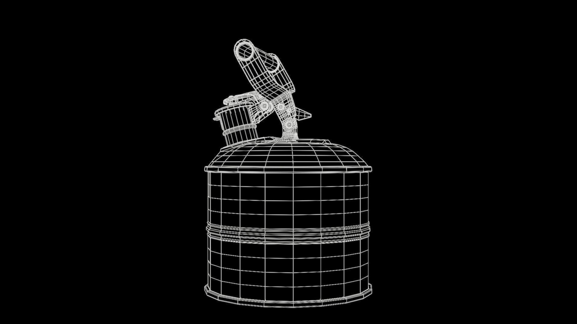 Gas Can Low-poly 3D model_55