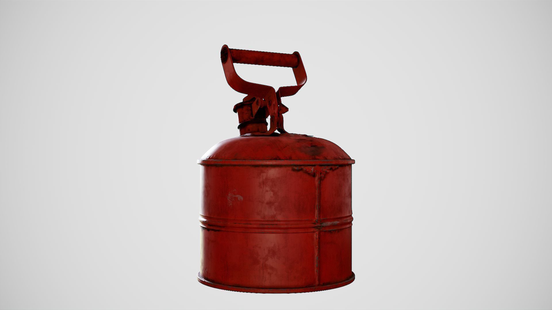 Gas Can Low-poly 3D model_29