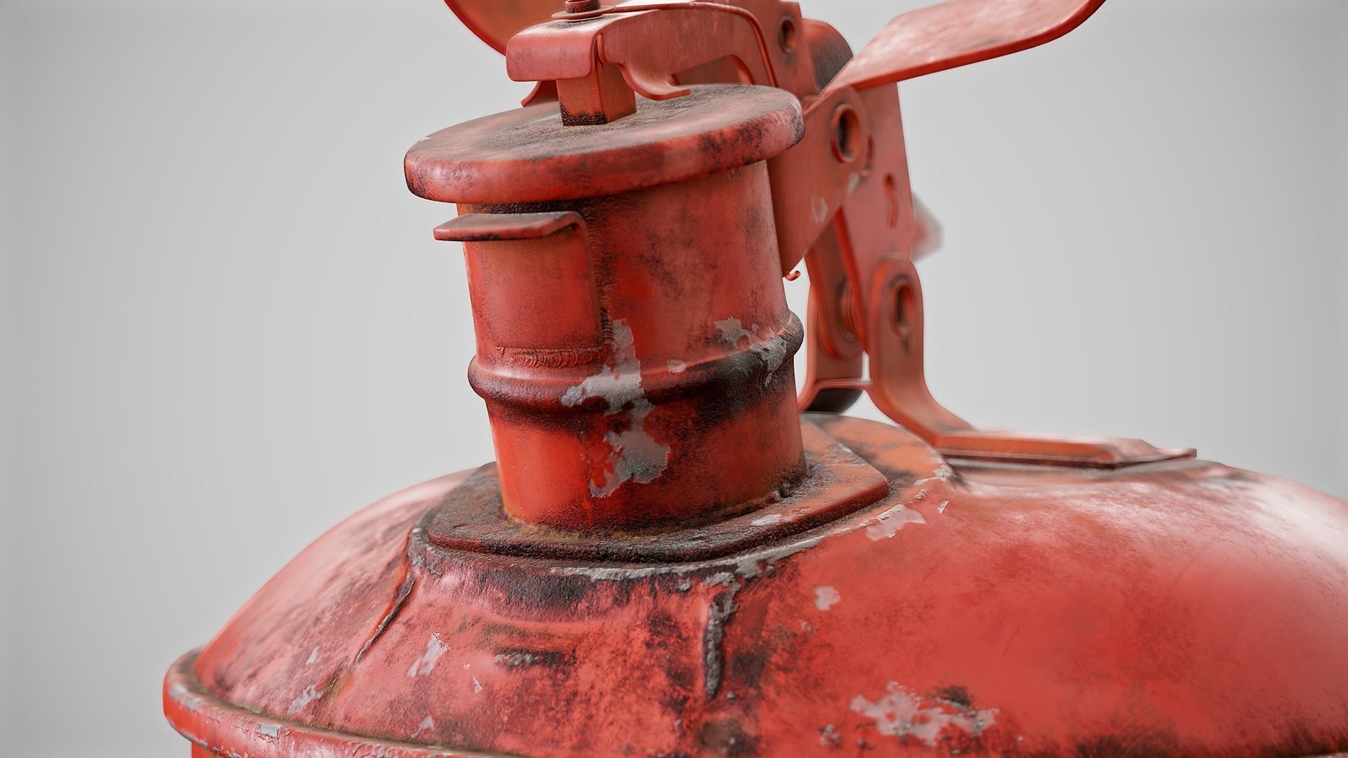 Gas Can Low-poly 3D model_1