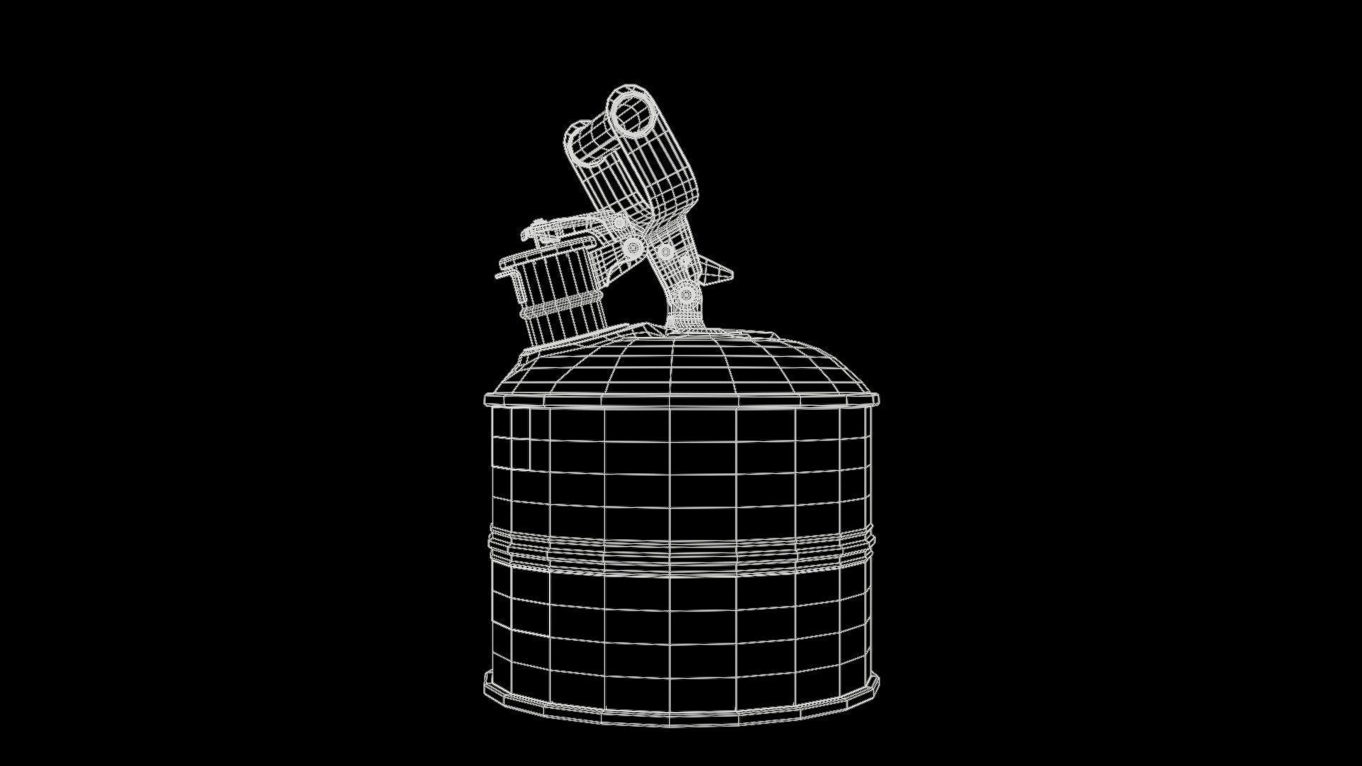 Gas Can Low-poly 3D model_35