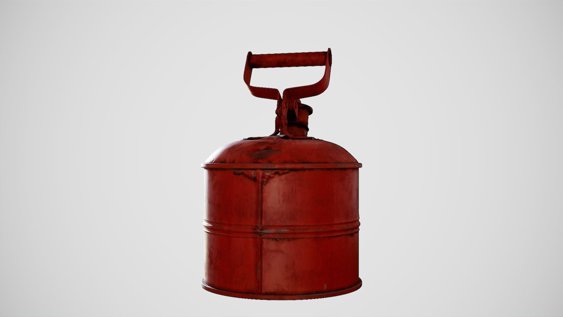 Gas Can Low-poly 3D model_26