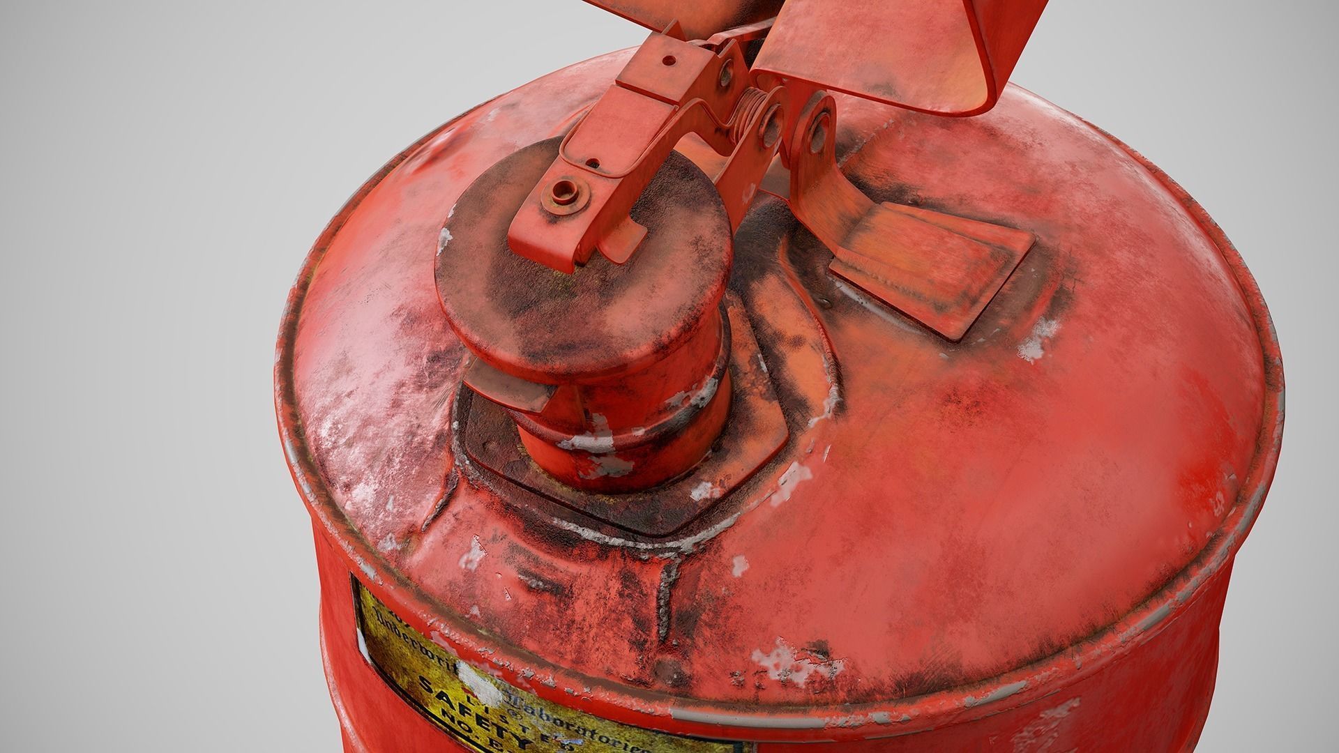 Gas Can Low-poly 3D model_6