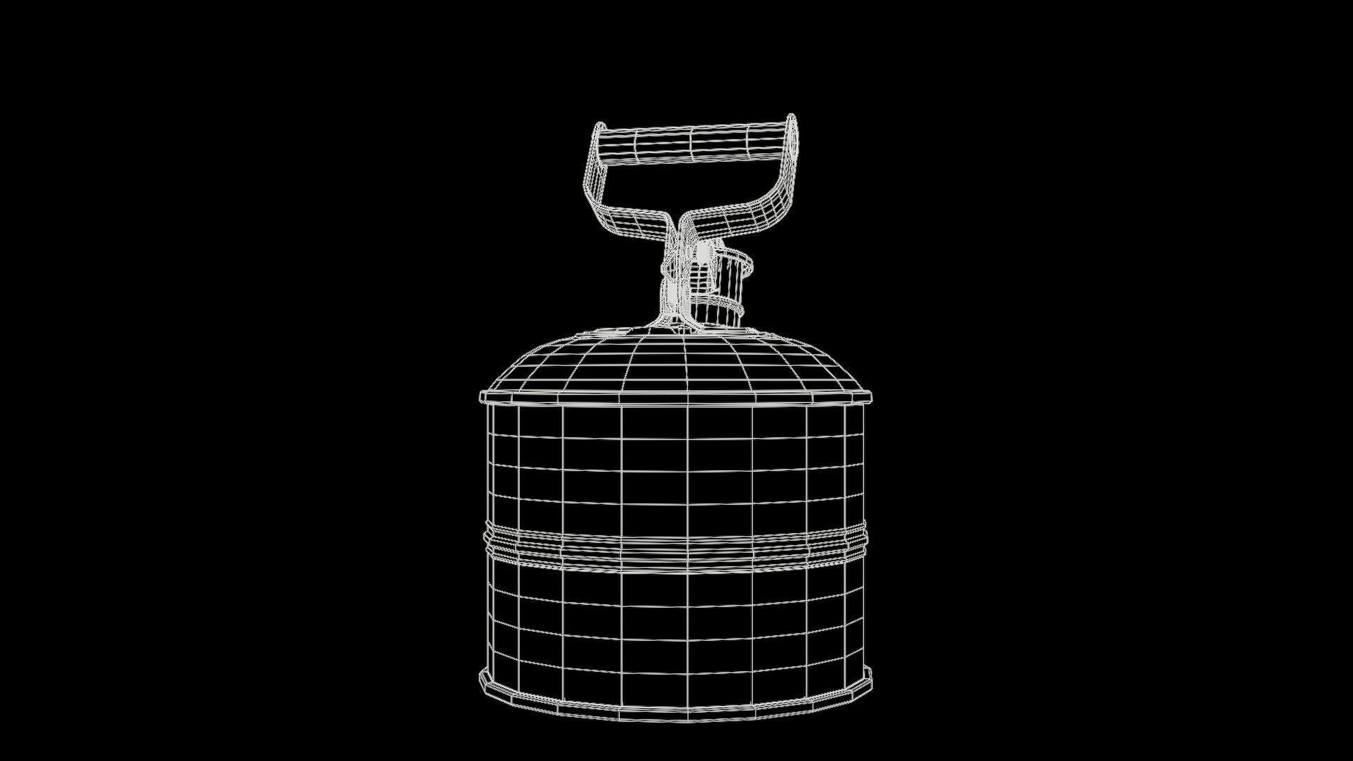 Gas Can Low-poly 3D model_48