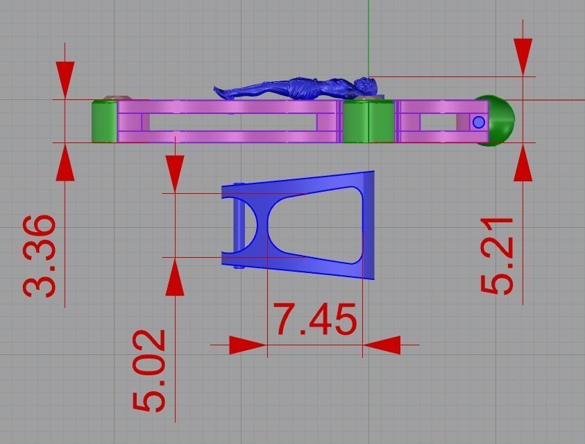 Cross with enamel 3D print model_3