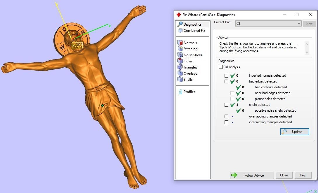 Cross with enamel 3D print model_10
