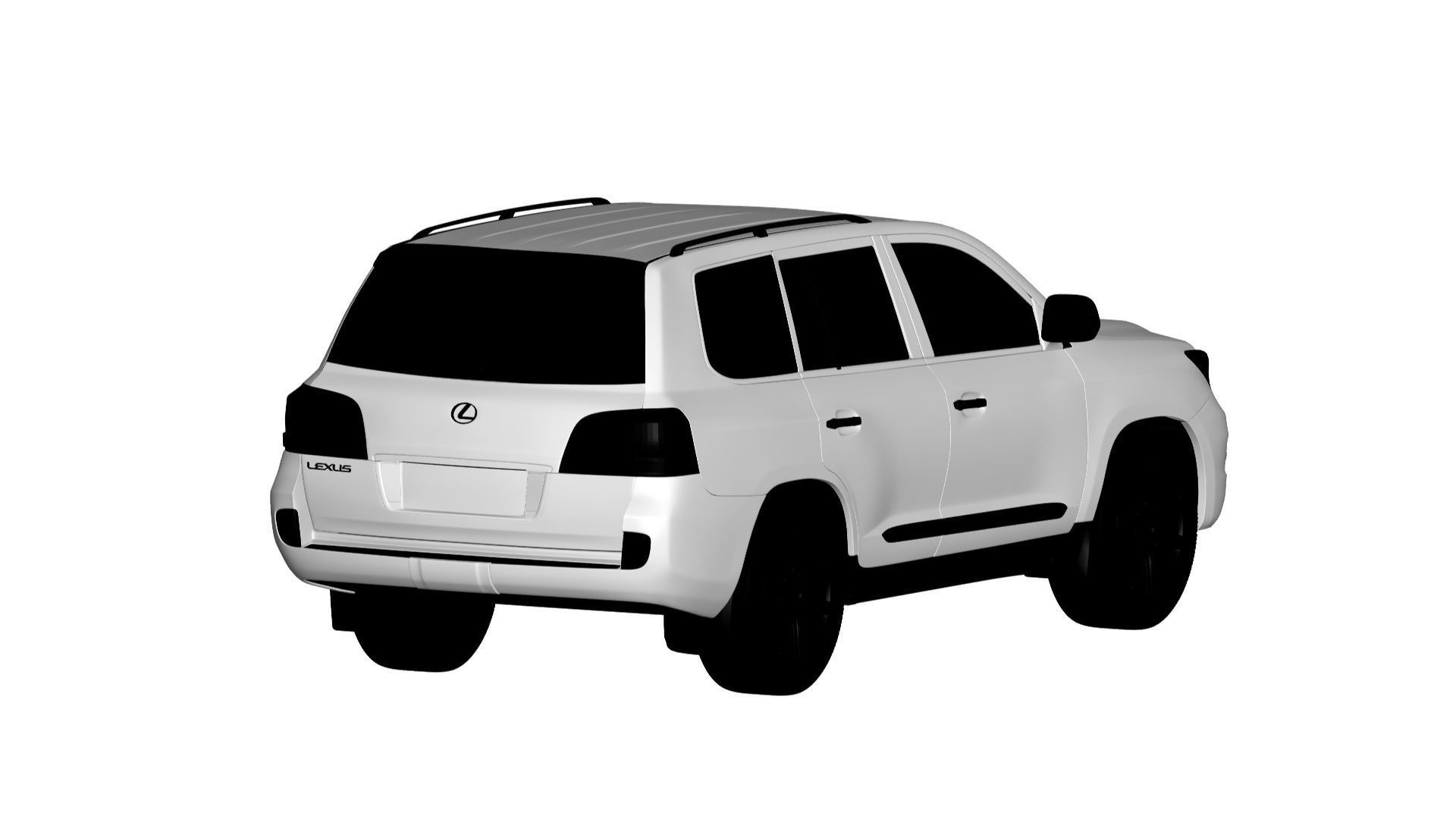 Lexus LX  3D model_1