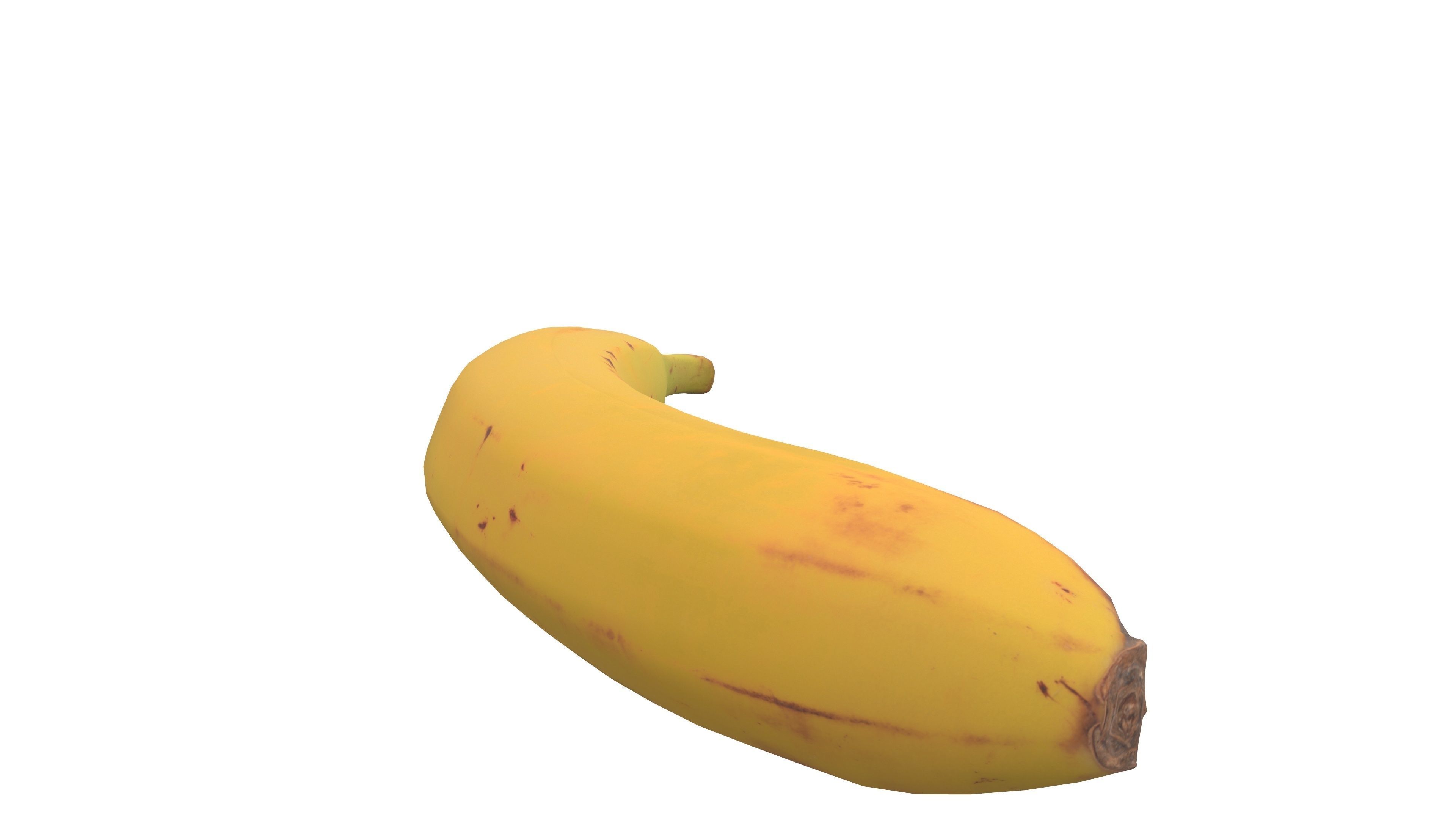 Banana Fruit 3D Model AR VR PBR Low-poly 3D model_11