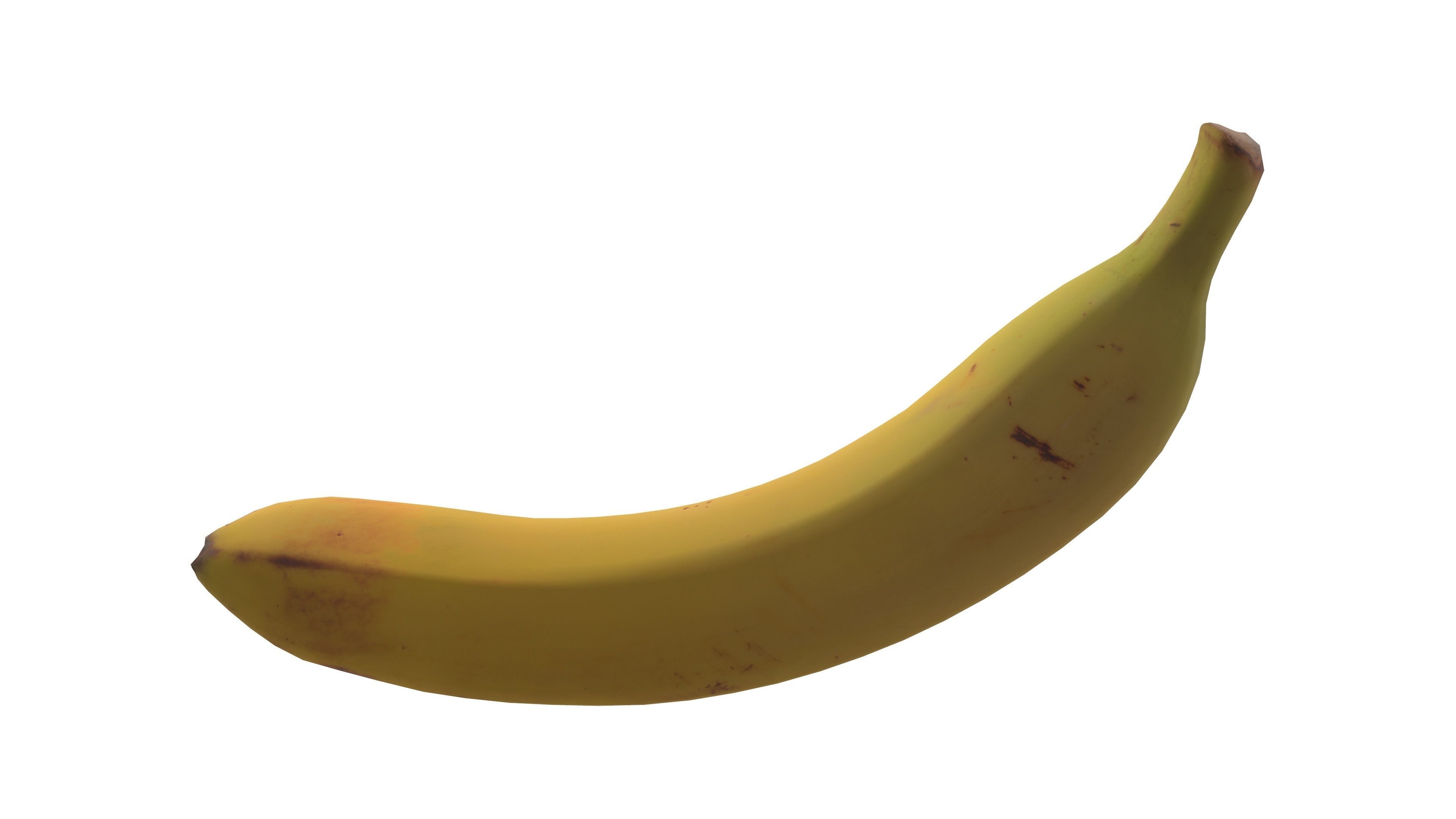 Banana Fruit 3D Model AR VR PBR Low-poly 3D model_7