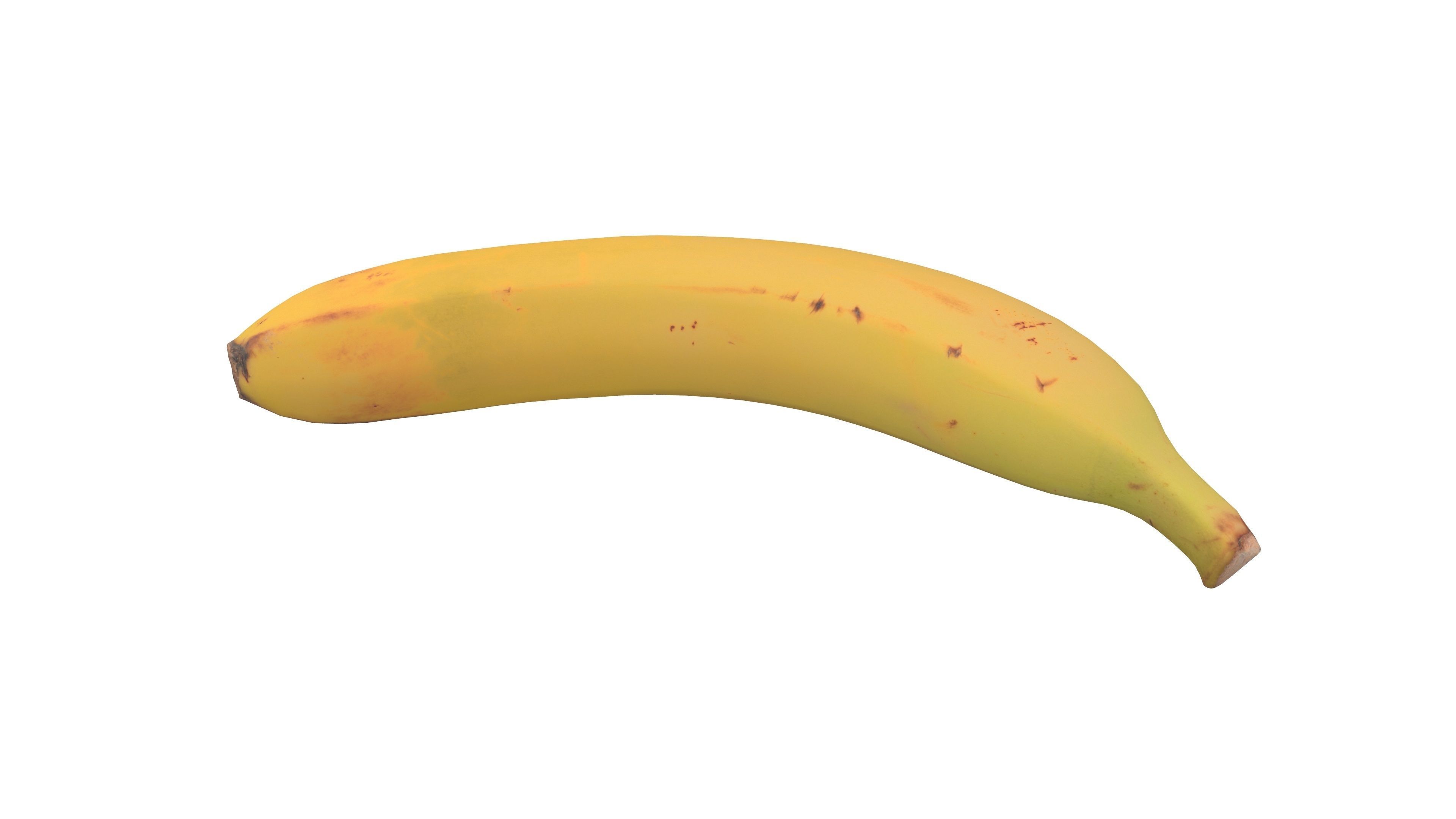 Banana Fruit 3D Model AR VR PBR Low-poly 3D model_2