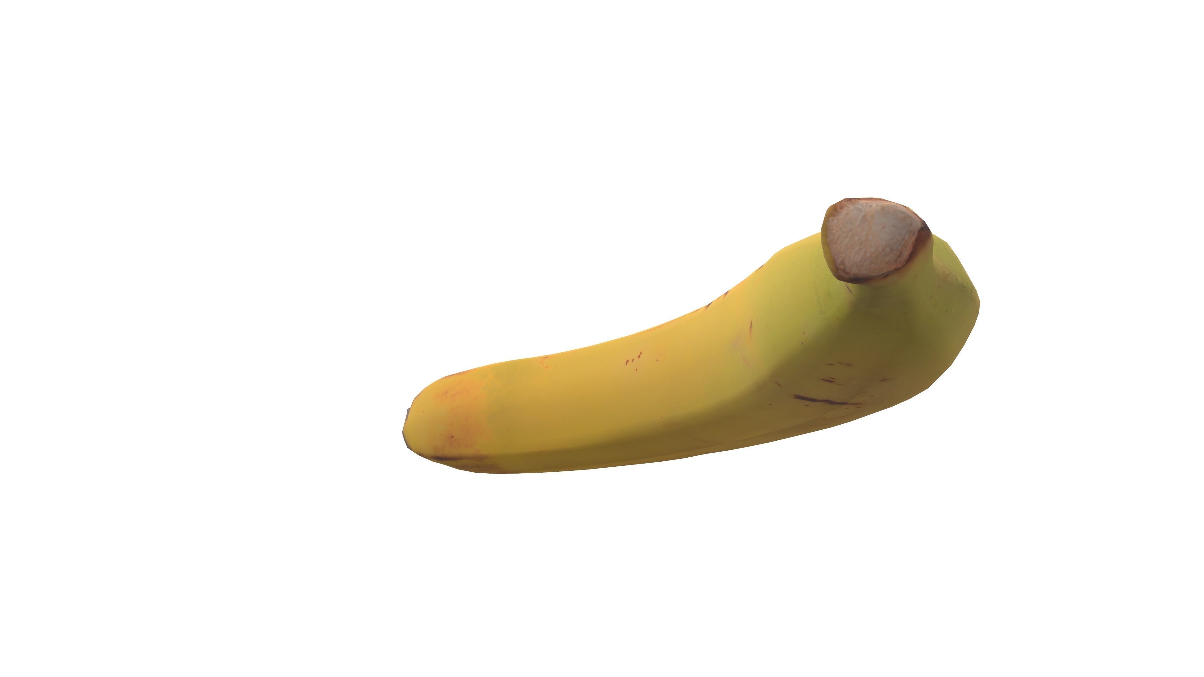 Banana Fruit 3D Model AR VR PBR Low-poly 3D model_9