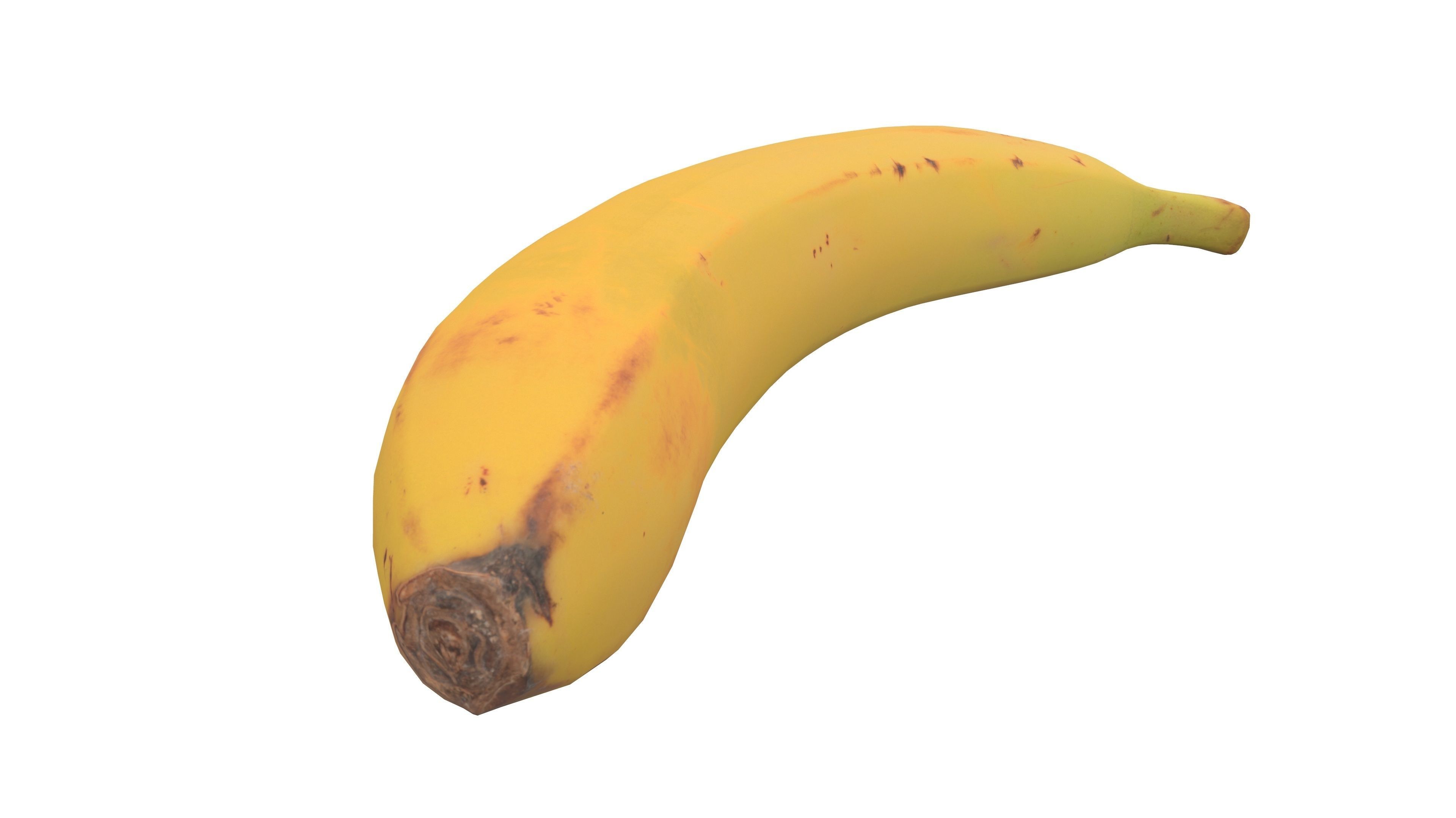 Banana Fruit 3D Model AR VR PBR Low-poly 3D model_8