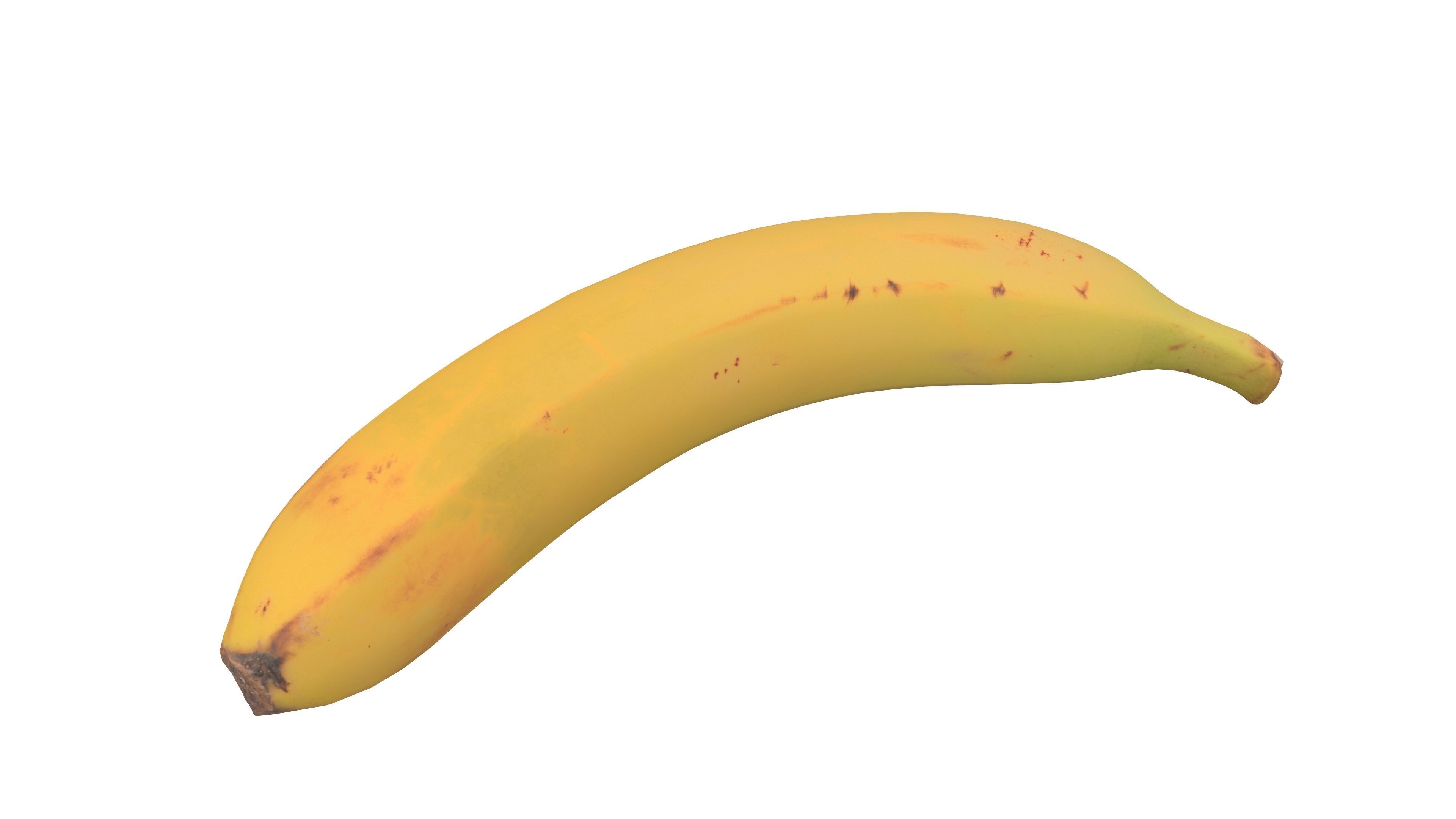 Banana Fruit 3D Model AR VR PBR Low-poly 3D model_6