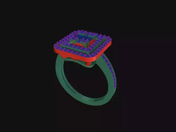 DIAMOND BAGUETTE RING 