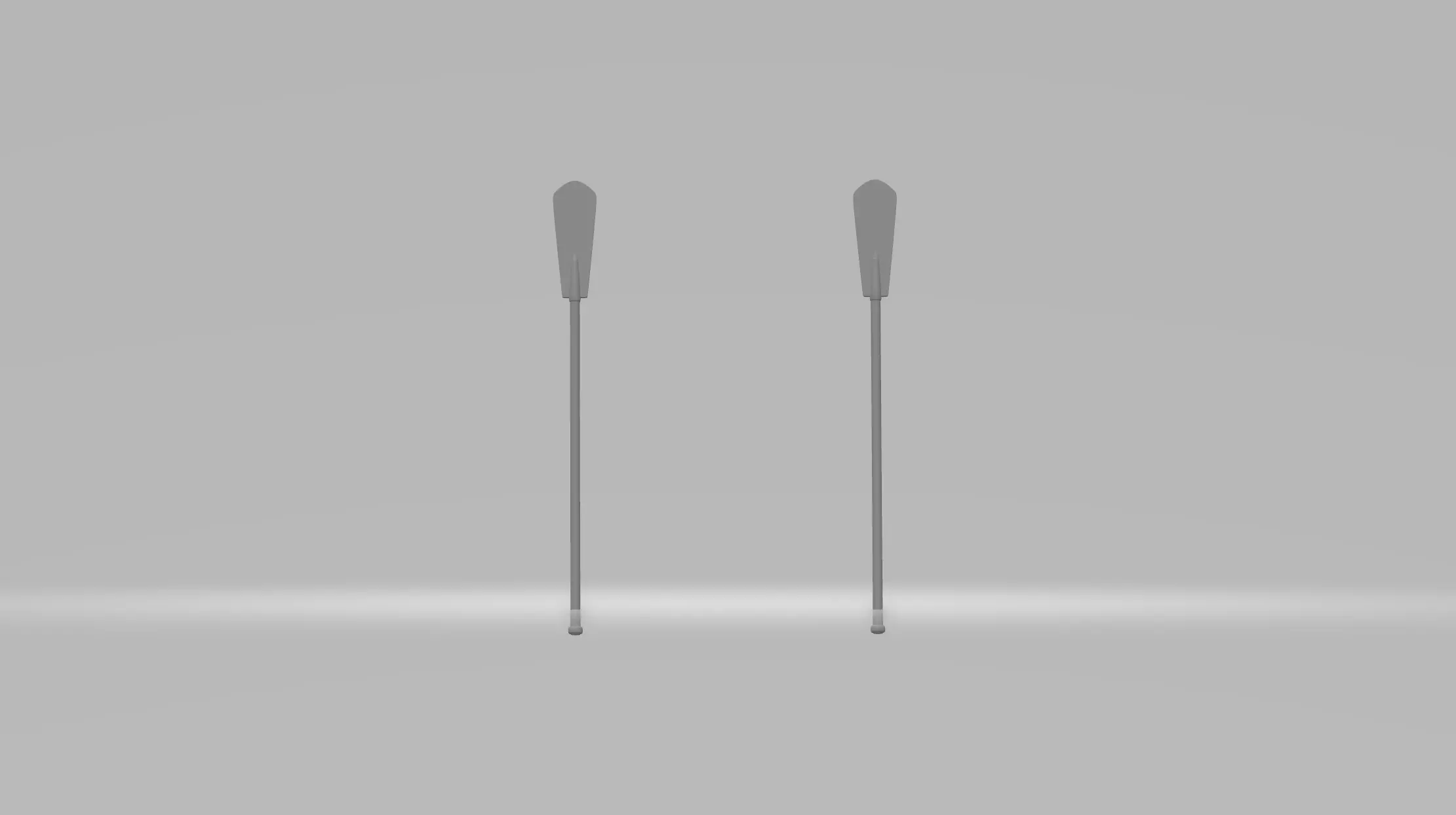 Boat and Oar 2 3D print model