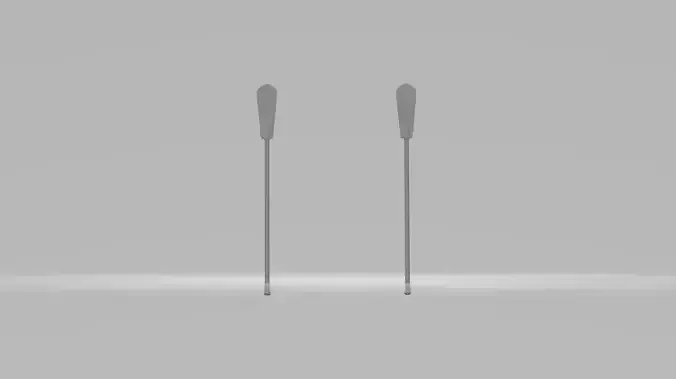 Boat and Oar 2 3D print model