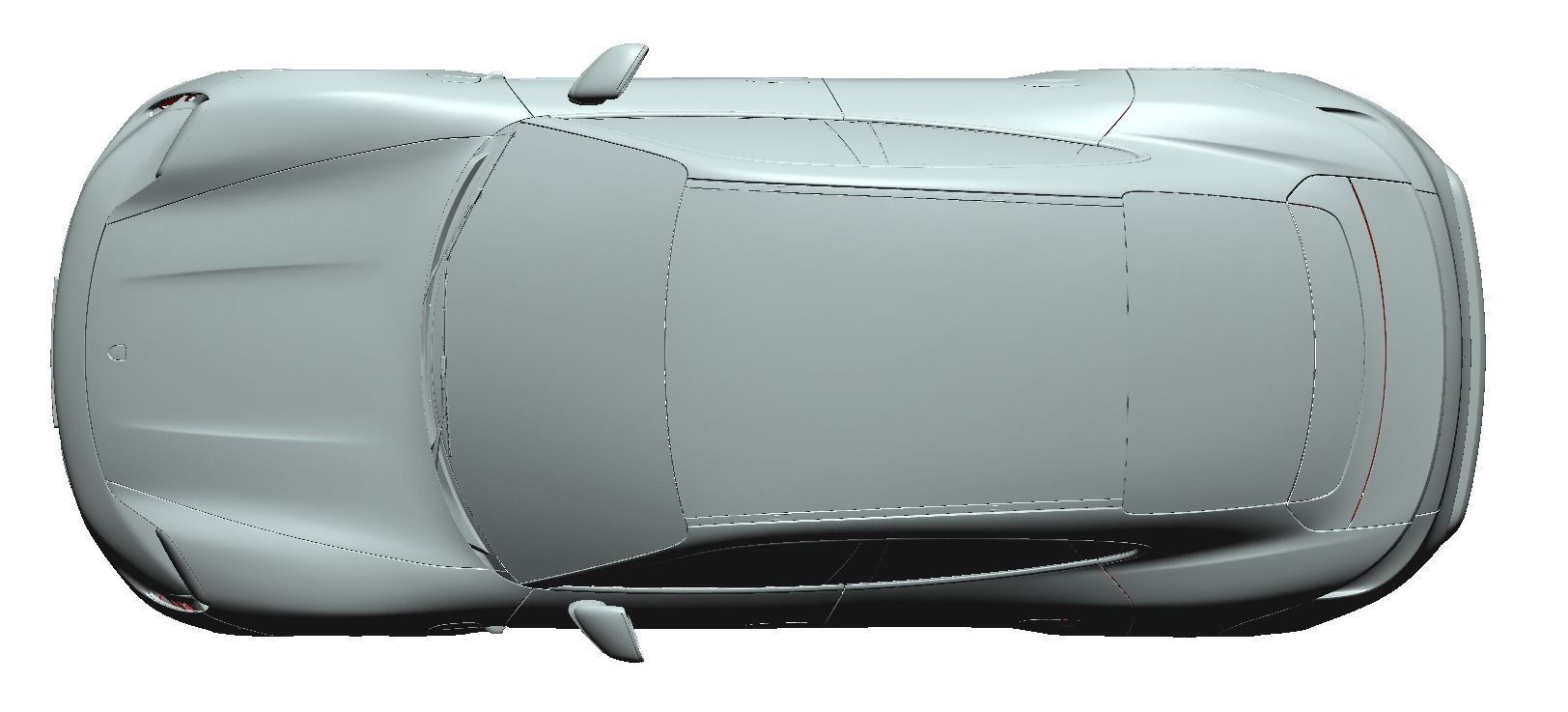 Porsche Taycan 4S Performance Plus 2020 - Exterior - Scan  model 3D model_3