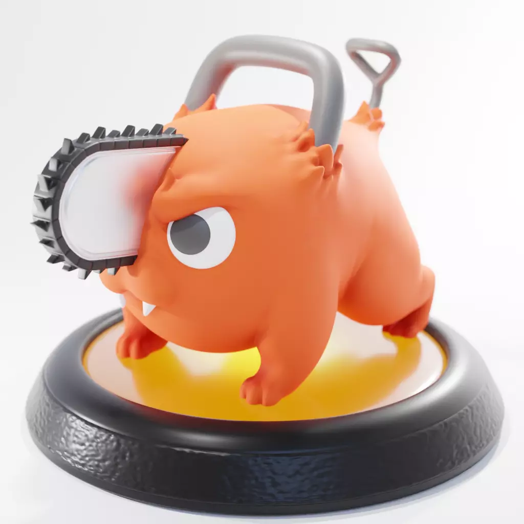Pochita table top model 3D print model