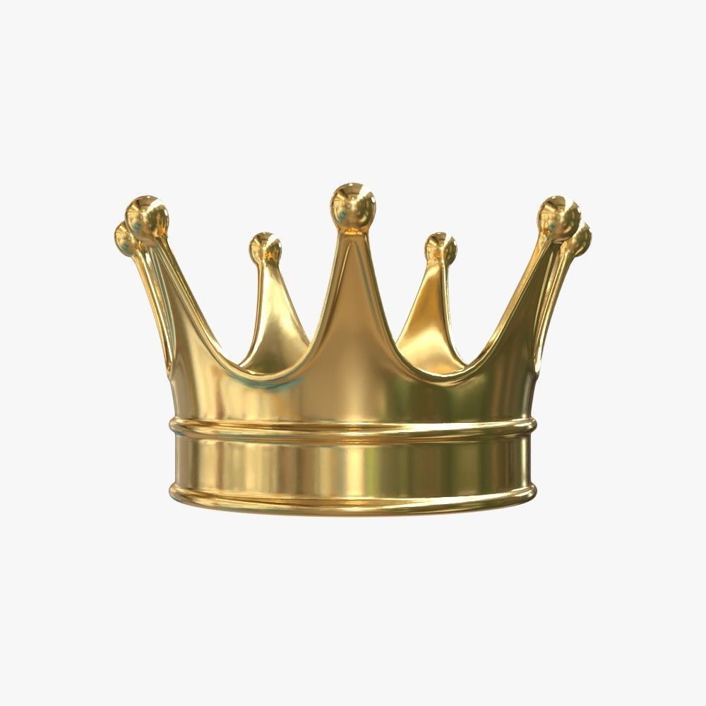 Gold Crown 3D model_1