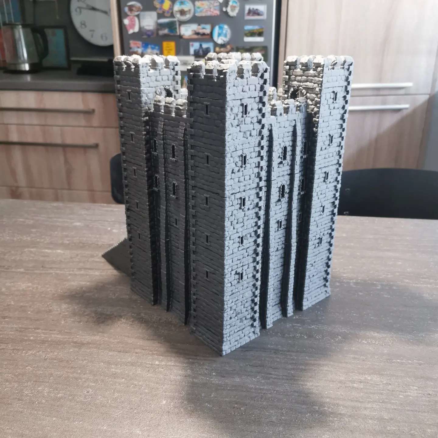 Old Norman Fort Tabletop Terrain 28 MM 3D print model_2